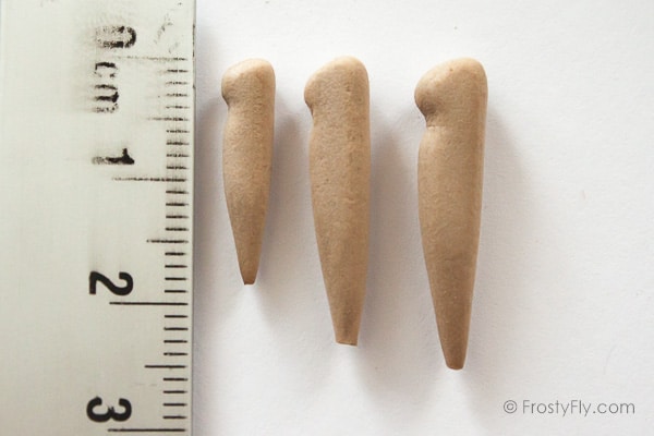 Frosty Fly - Hopper Preshaped Foam Bodies - Sizes S, M & L