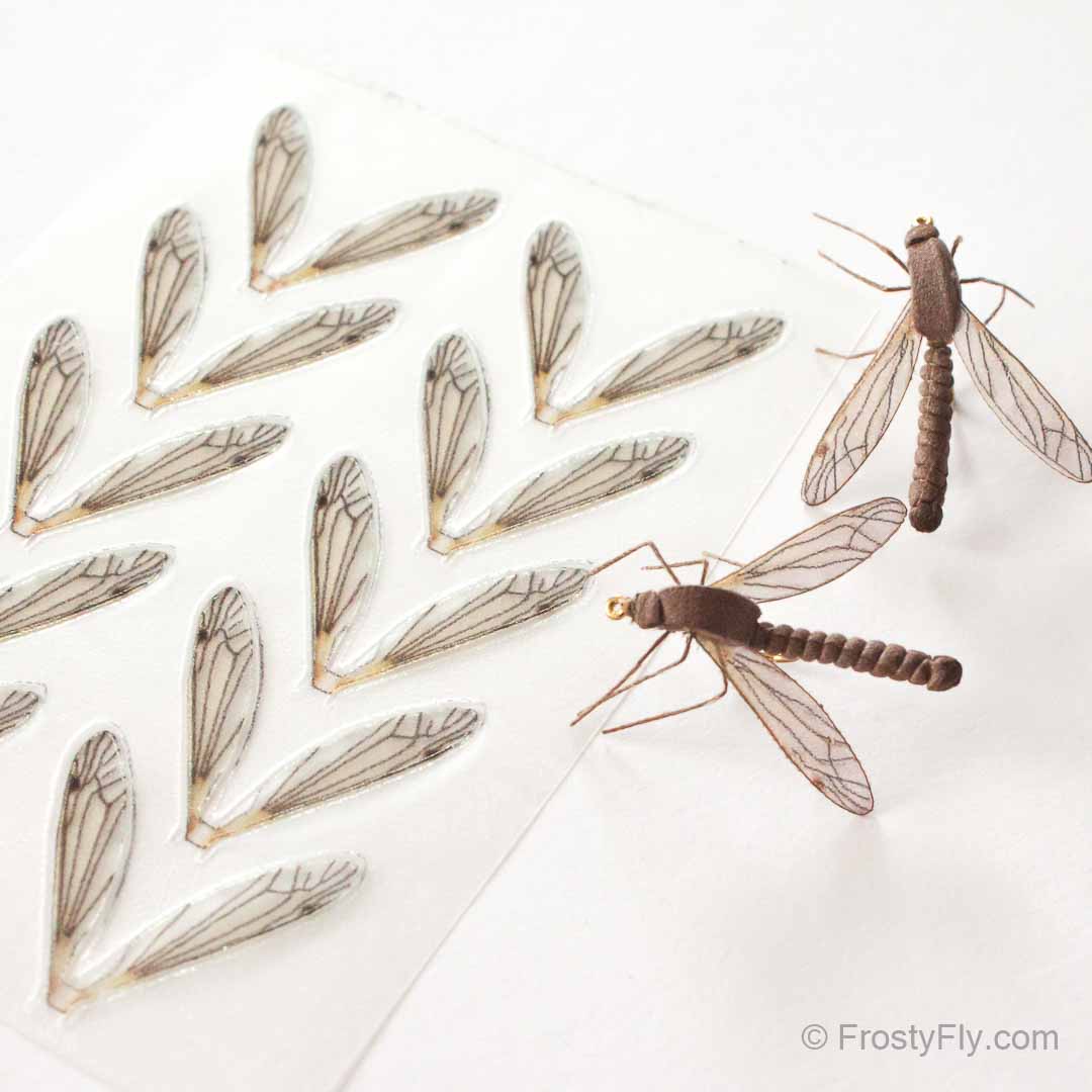 Frosty Fly Realistic Crane Fly Wings