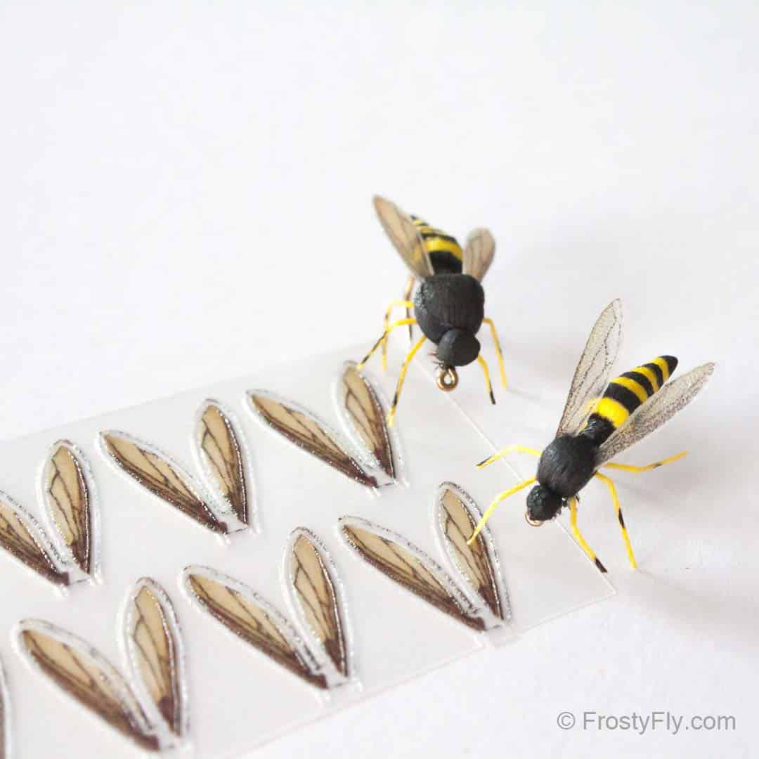 Frosty Fly Realistic Wasp Wings