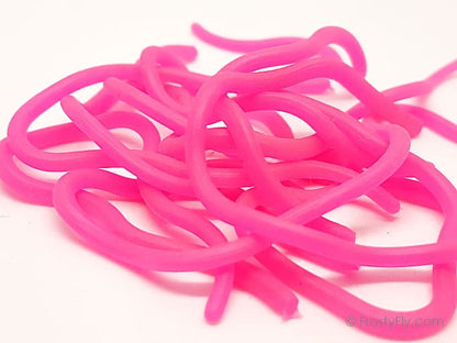 Frosty Fly Wiggly Worm Bodies - Hot Pink