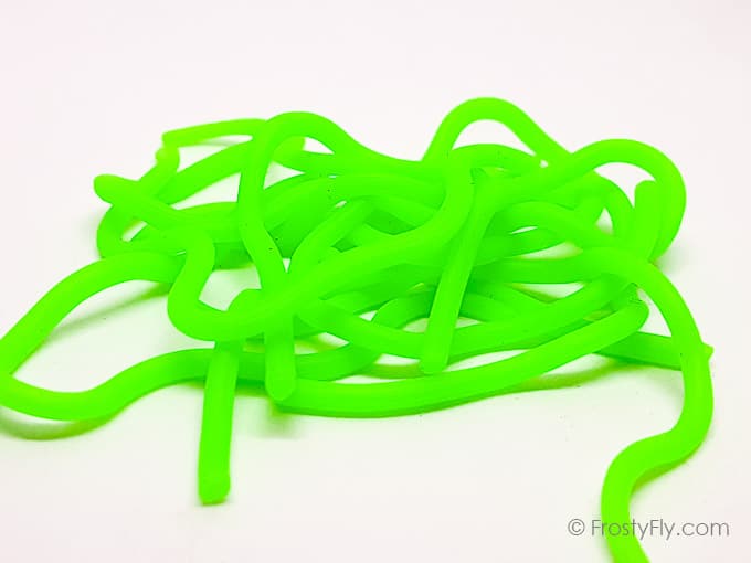 Frosty Fly Wiggly Worm Bodies - Inchworm Green