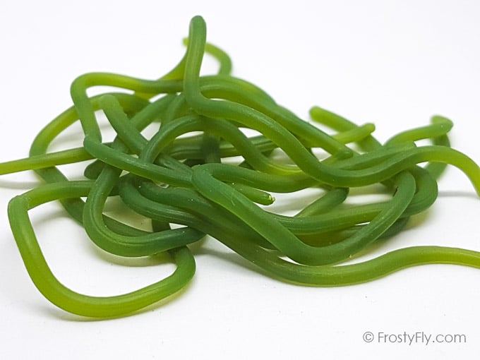 Frosty Fly Wiggly Worm Bodies - Olive