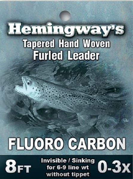 Furled Leader Fluorocarbon 0-3x