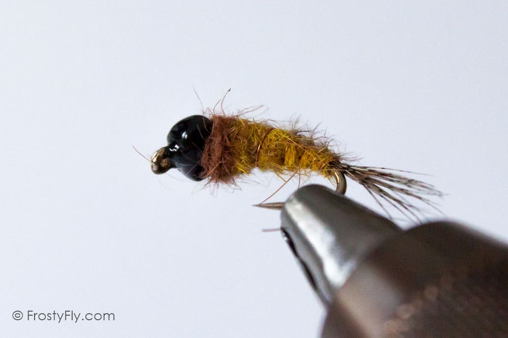 Heavy Weighted Czech Nymph - Orange