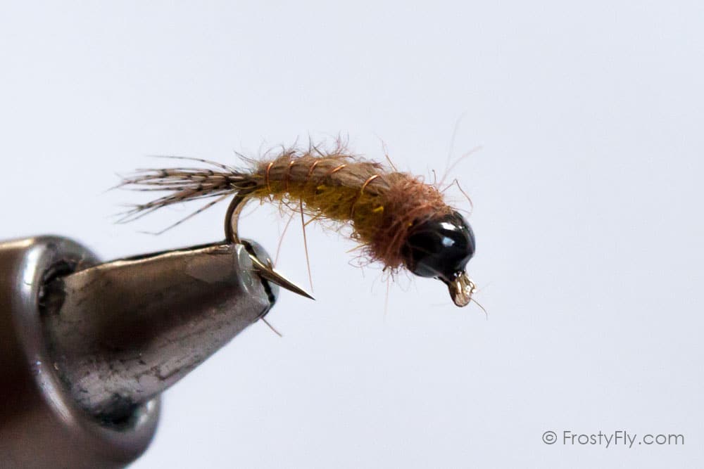 Heavy Weighted Czech Nymph Orange