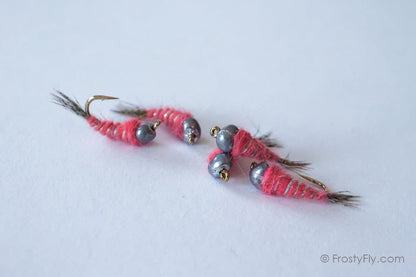 Heavy Weighted Czech Nymphs - Pink