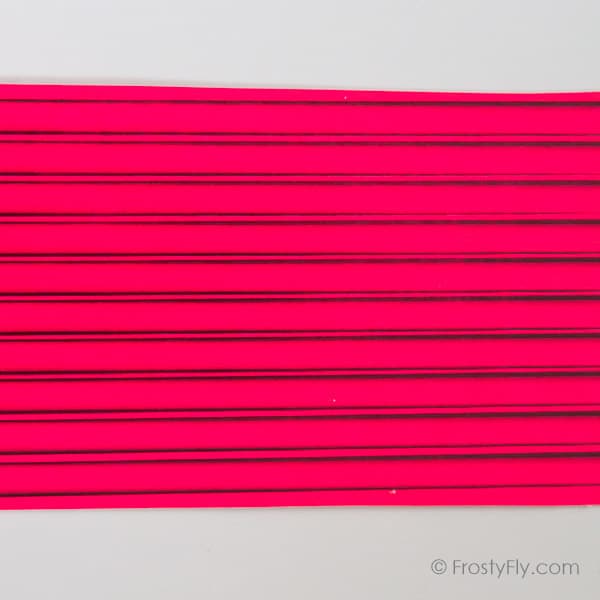 Synthetic Tapered Peacock FLUO Quill