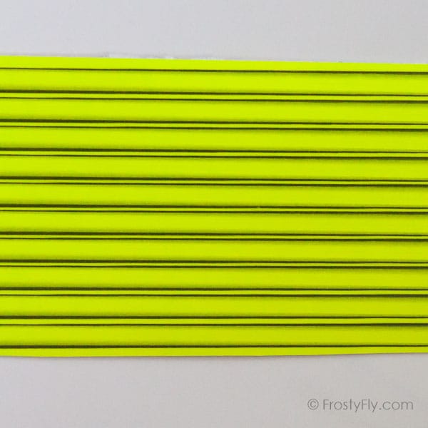 Synthetic Tapered Peacock FLUO Quill