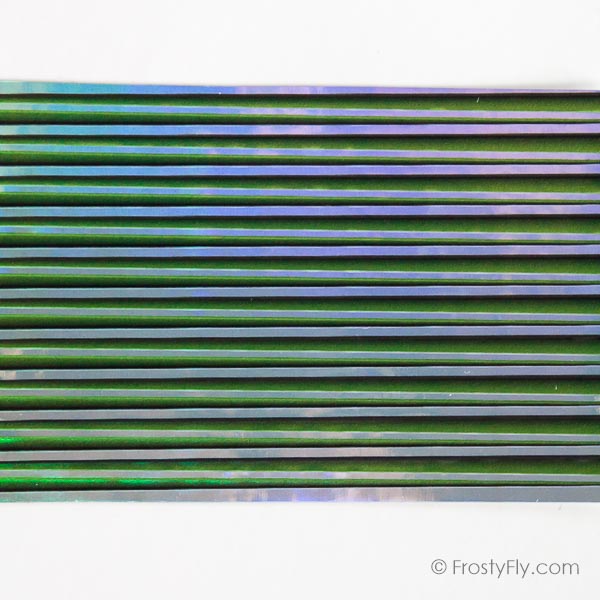 Synthetic Tapered Peacock HOLO Quill