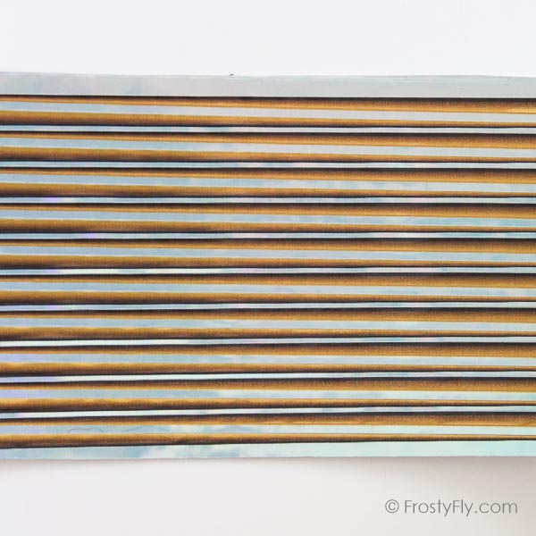 Synthetic Tapered Peacock HOLO Quill