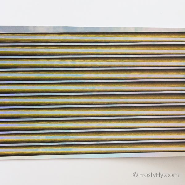 Synthetic Tapered Peacock HOLO Quill