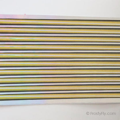 Synthetic Tapered Peacock HOLO Quill