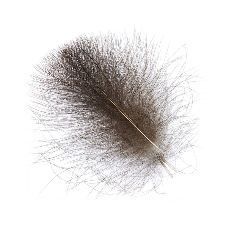 Hemingway's CDC Feathers - Natural Dark Gray