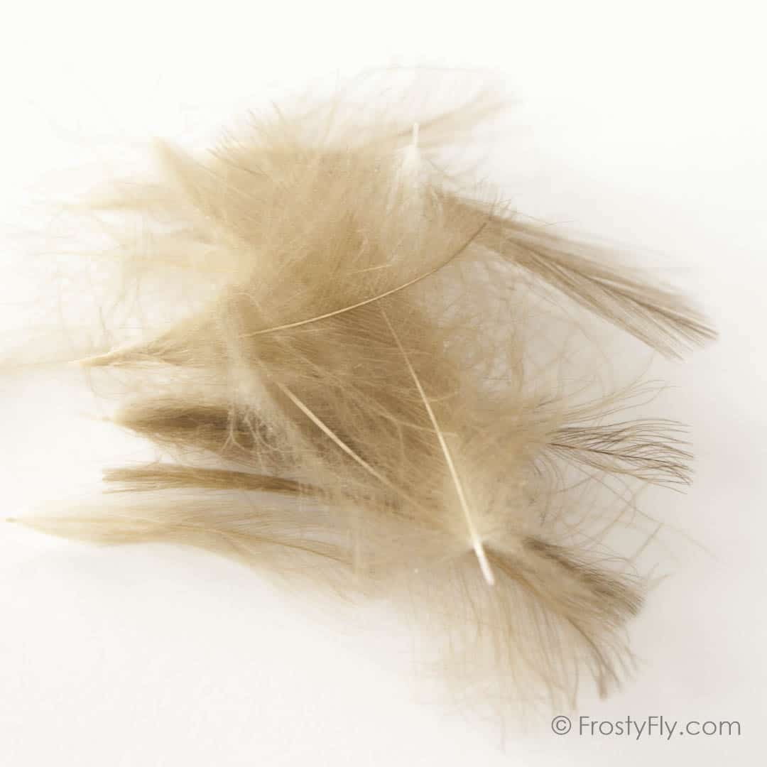 Hemingway's CDC Feathers - Natural Light Brown