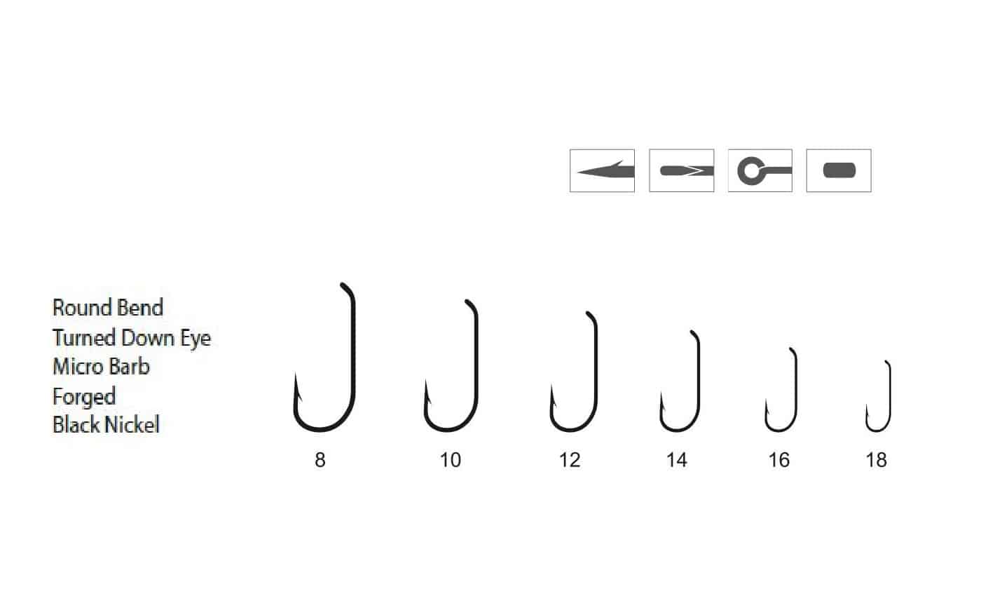 Hemingway's H123 Dry Fly Hooks - Specs