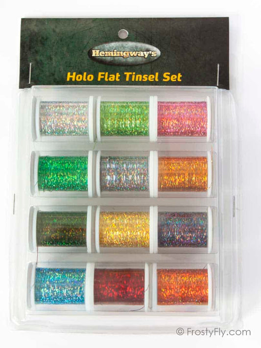 Hemingway's HOLO Flat Tinsel Set of 12