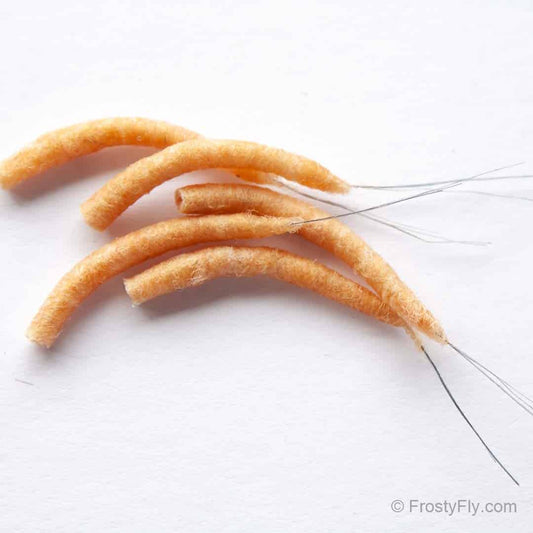 Hemingway's Mayfly Tube Bodies - Large - Cream Orange