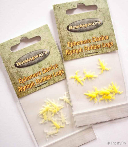 Hemingway's Realistic Soft Ephemera Danica Nymph Legs