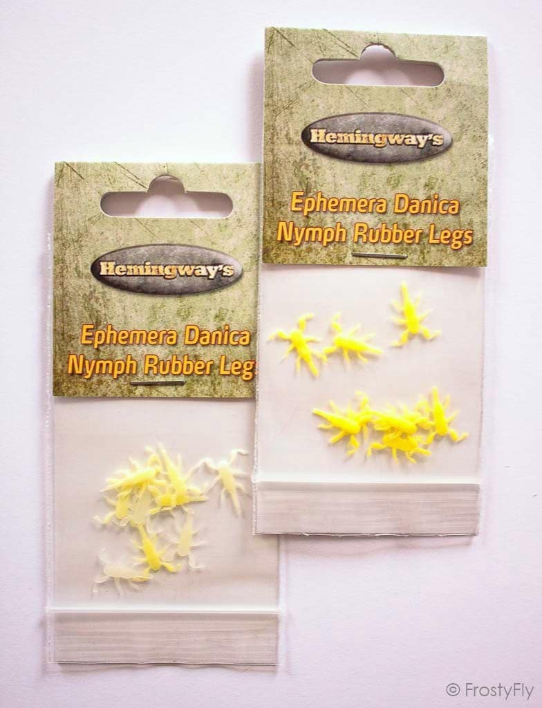 Hemingway's Realistic Soft Ephemera Danica Nymph Legs