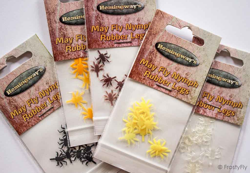 Hemingway's Realistic Mayfly Nymph Legs