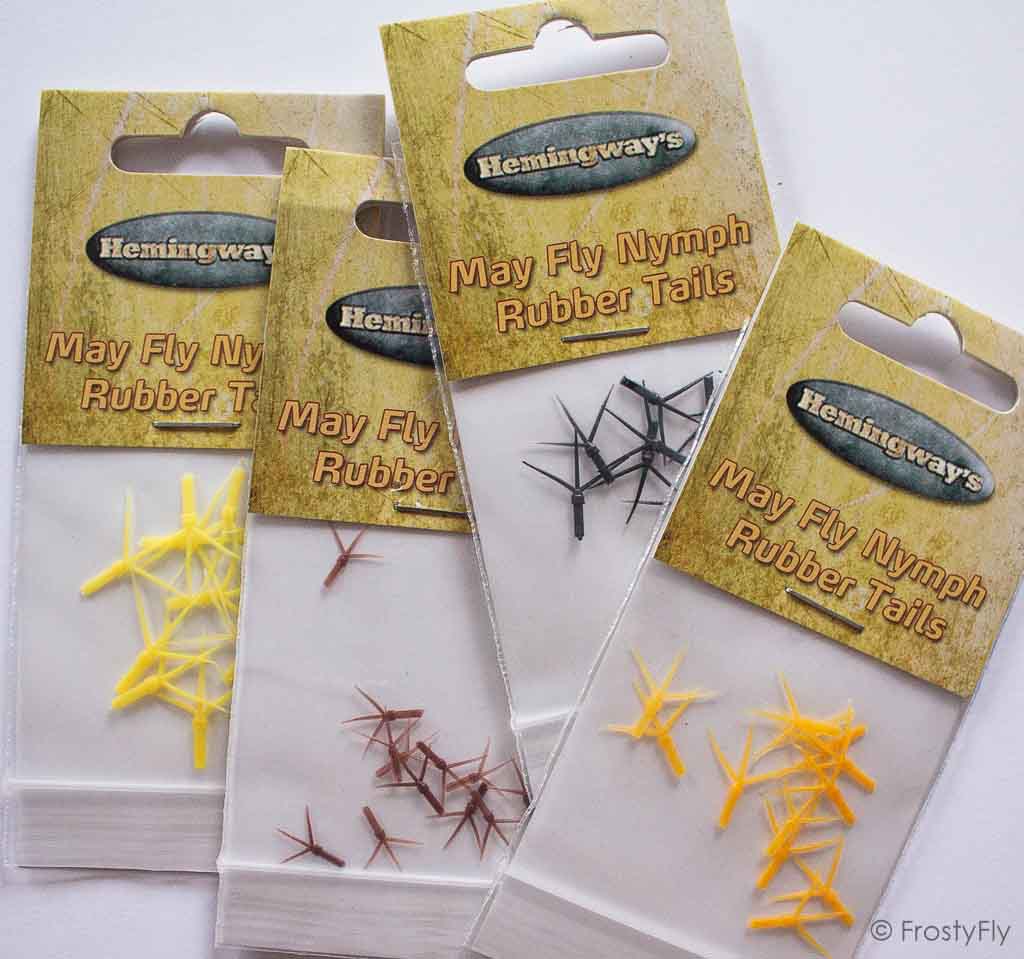 Hemingway's Realistic Soft Mayfly Nymph Tails