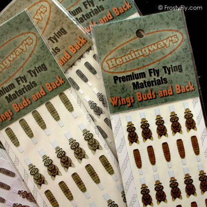 Hemingway's Realistic Stonefly Nymph Wing Buds & Back