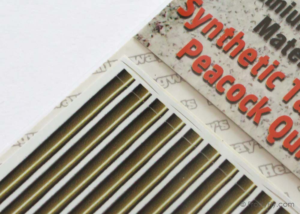 Synthetic Tapered Peacock Quill