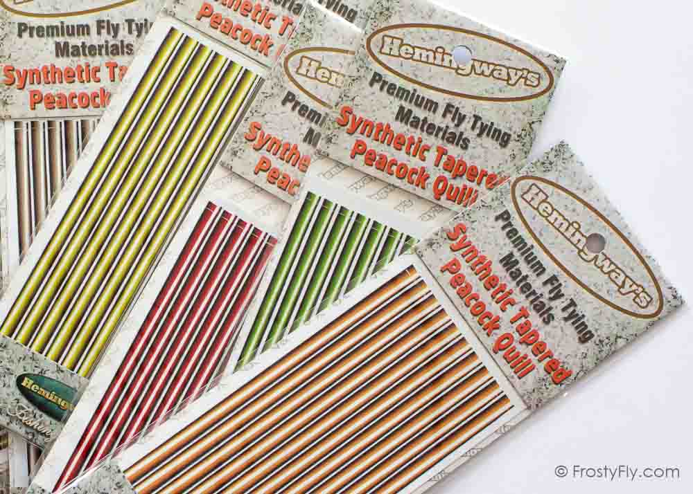 Hemingway's Synthetic Tapered Peacock Quill