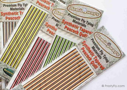 Hemingway's Synthetic Tapered Peacock Quill