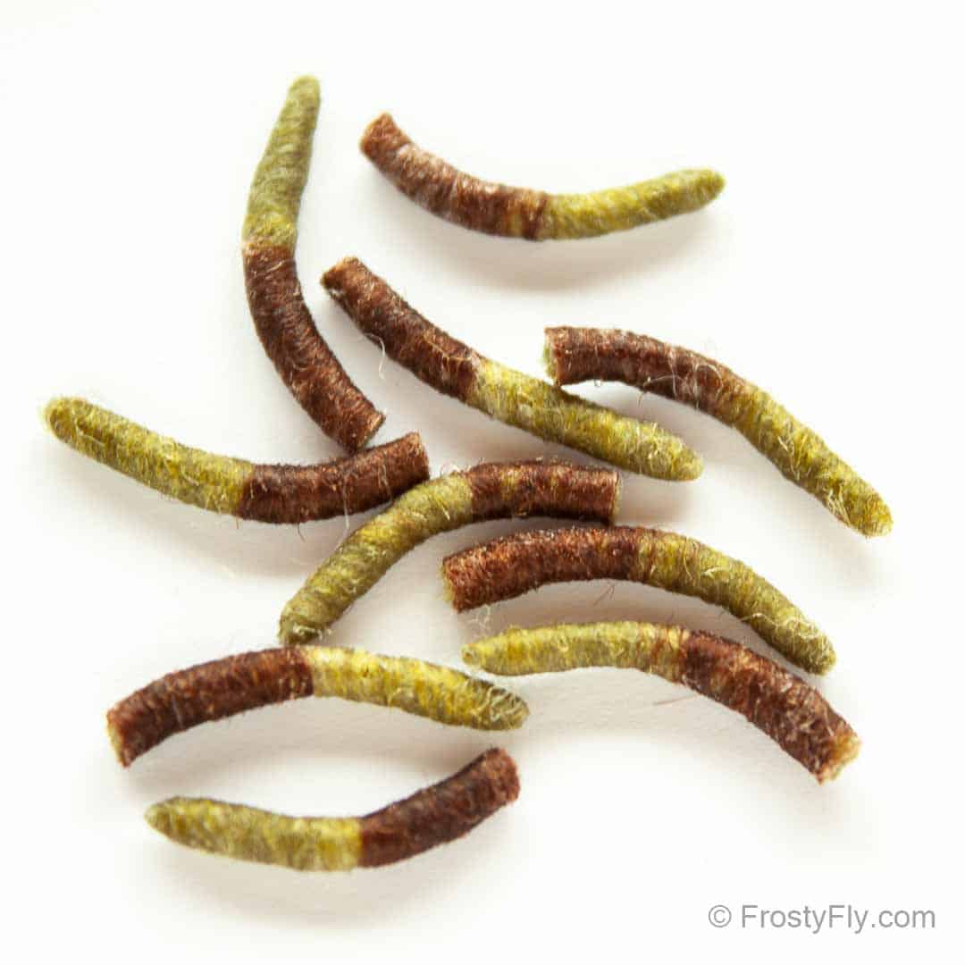 Hemingway's Tube Body Caddis Pupa - Green