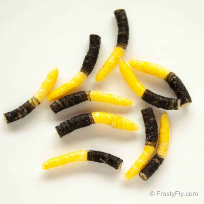 Hemingway's Tube Body Caddis Pupa - Yellow