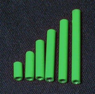 Hemingway's Tube Fly System - US Brass Tube Weights - Green