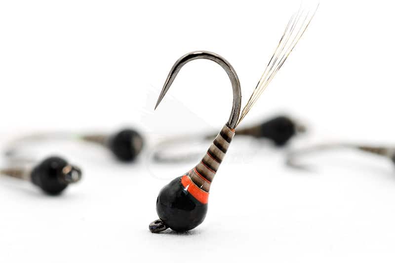 Hot Spot Natural Quill Jig Barbless Frenchie Nymph