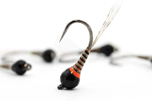 Hot Spot Natural Quill Jig Barbless Frenchie Nymph