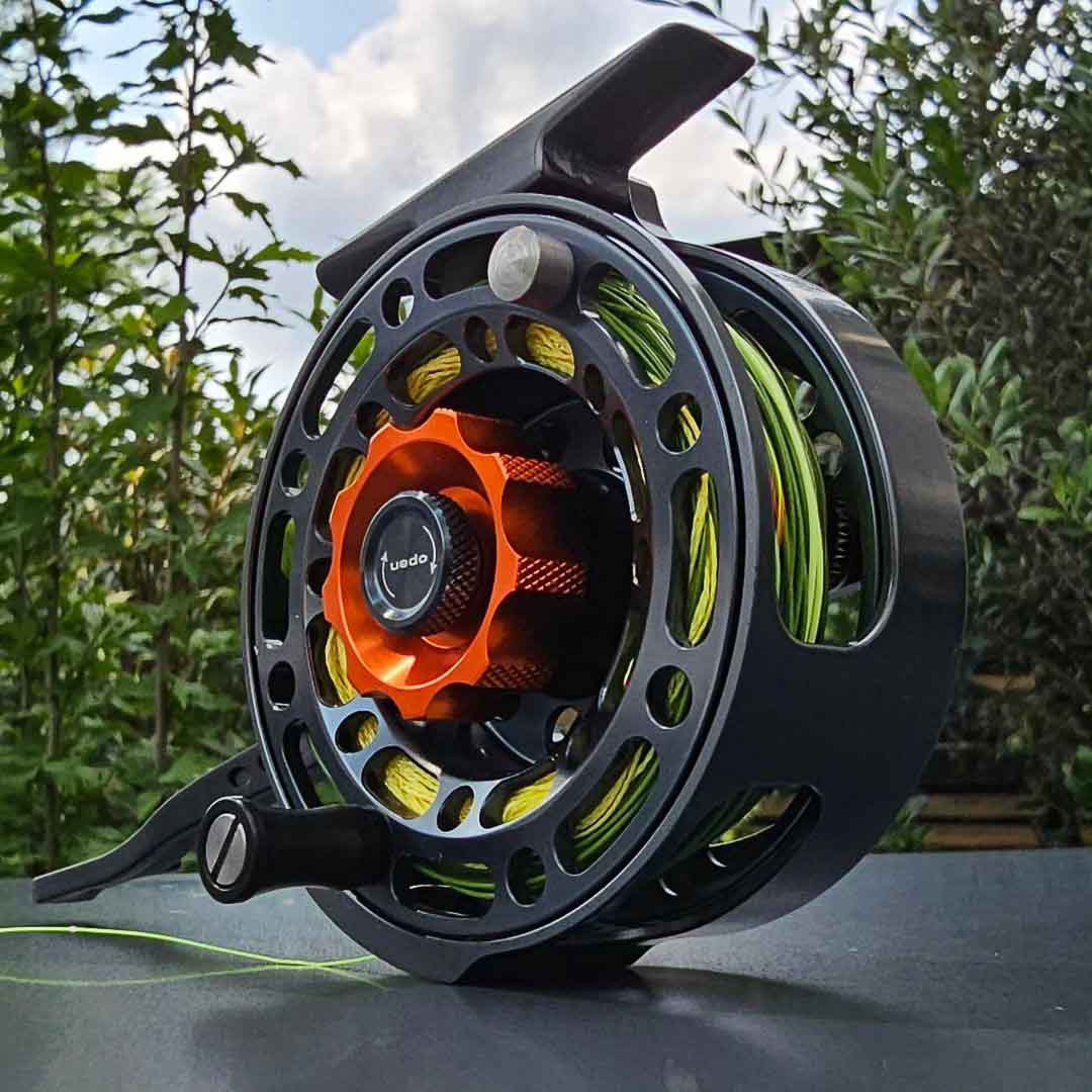 automatic reel fly fishing JMC Yoto Nymph Semi-Automatic Fly Reel