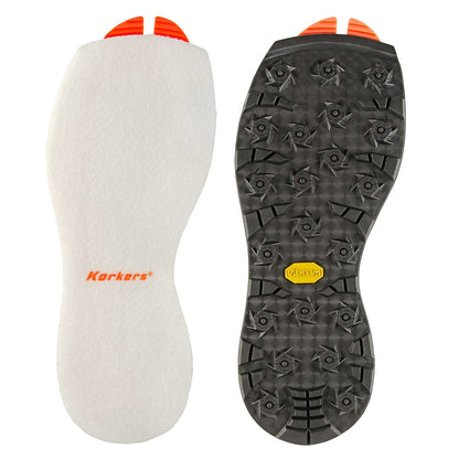 Korkers Felt and Vibram Soles