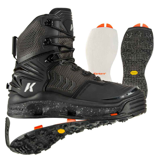 Korkers RIVER OPS Wading Boots with Felt and Vibram Soles