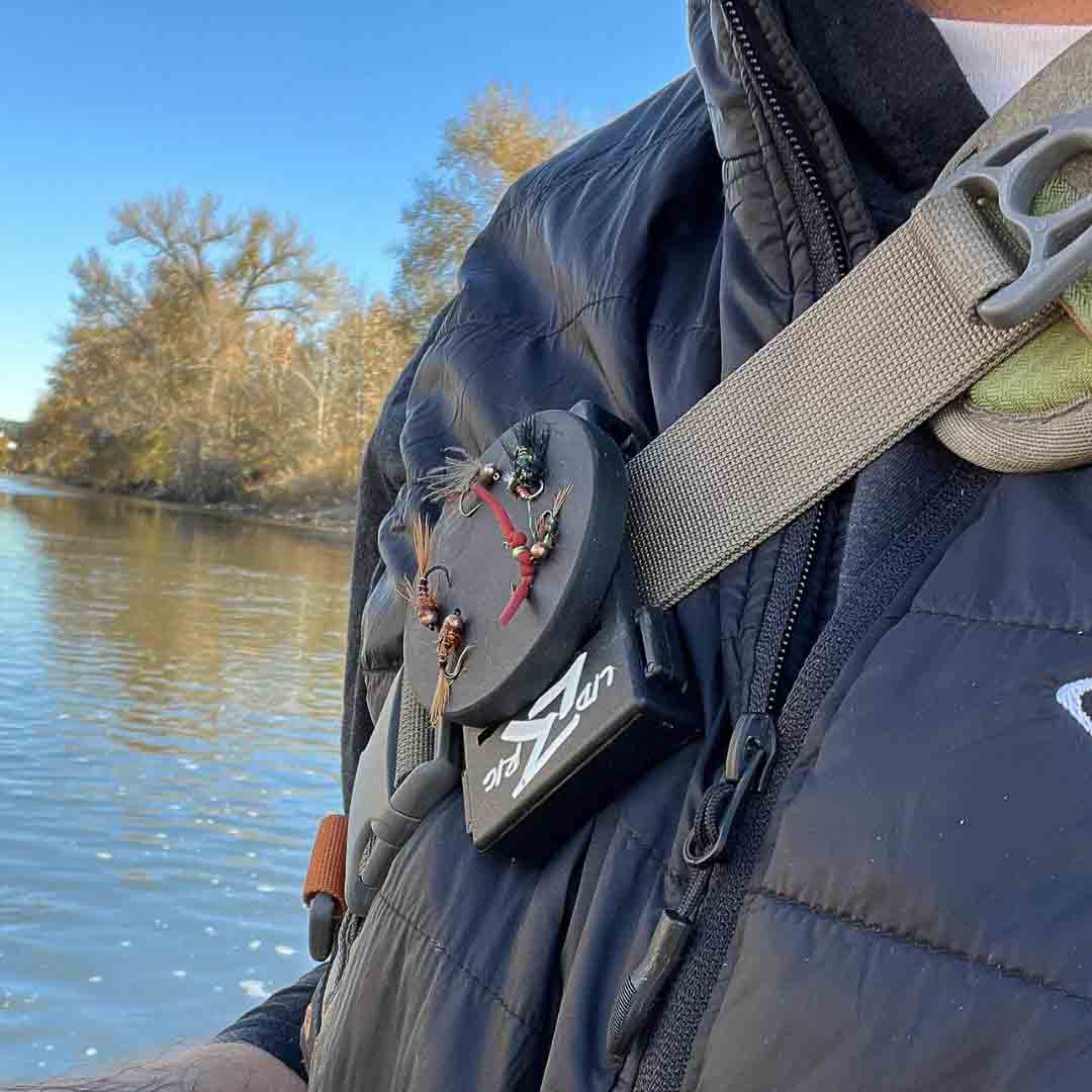 Lid Rig FlyWheel - Magnetic Holster for Flies and Tools