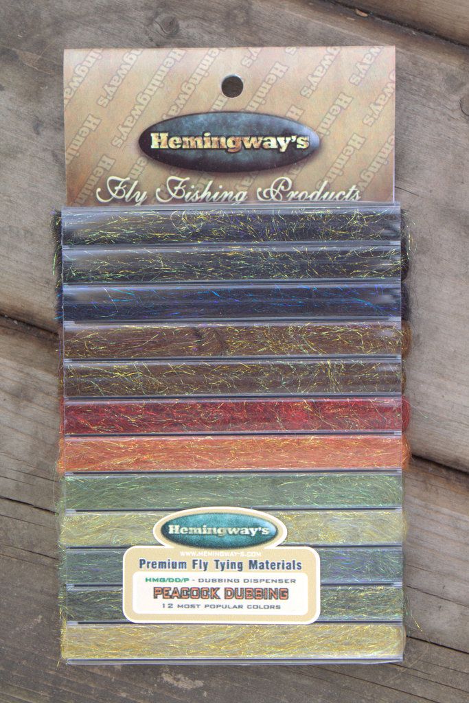 Hemingway's Peacock Dubbing Dispenser