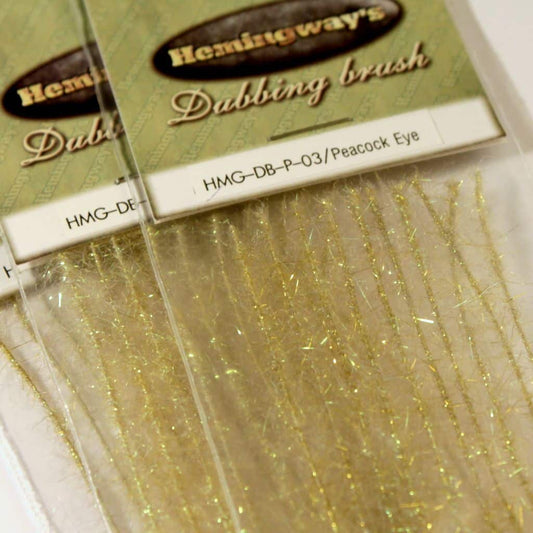 Hemingway's Peacock Dubbing Brush - Peacock Eye