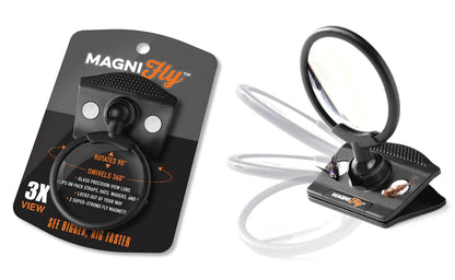MagniFly Fly Fishing Clip-on 3X Magnifier - See bigger, rig faster!