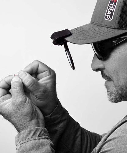 MagniFly Fly Fishing Clip-on 3X Magnifier - See bigger, rig faster!