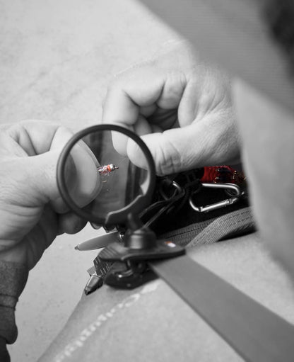 MagniFly Fly Fishing Clip-on 3X Magnifier - See bigger, rig faster!