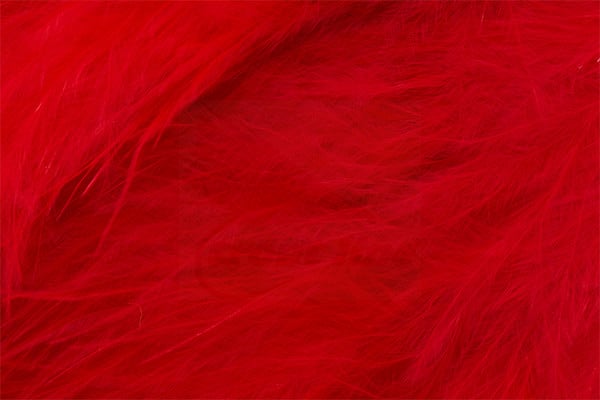 Marabou Feathers - Hand-Selected Fluo Red