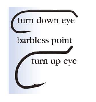 Maruto Fly Hooks Terminology TDE - Turn Down Eye