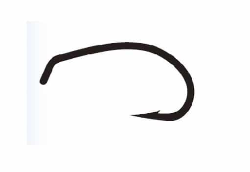 Maruto curved short shank fly hooks c46