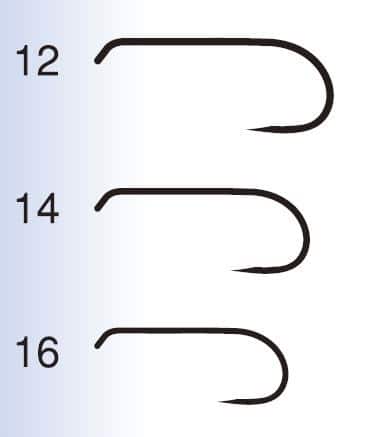 Maruto dry fly hooks d31SSC sizes