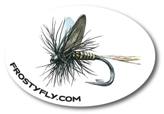 Palamar Art Mayfly Oval Sticker