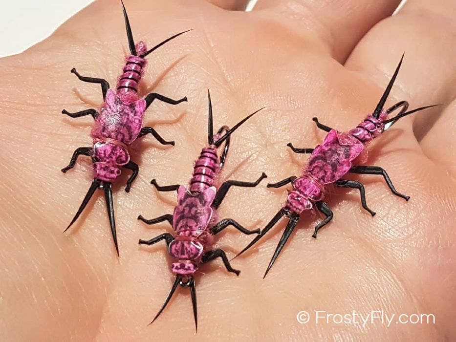 Hemingway's Realistic Stonefly Nymph in Action