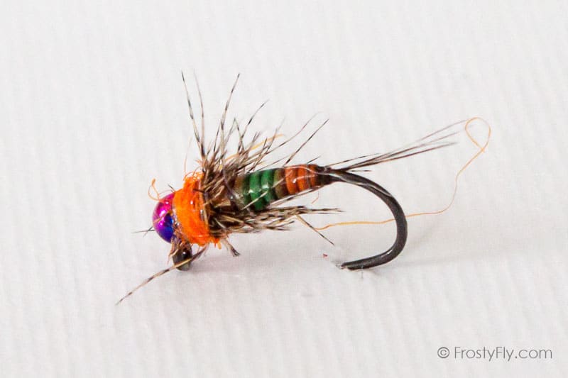 Rainbow Jig Barbless Nymph – Frosty Fly